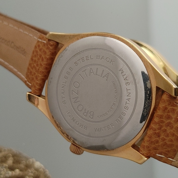 Bronzo Italia Wrist Watch Water Resist  Womens Pebble Embossed Cowhide S… main image 13